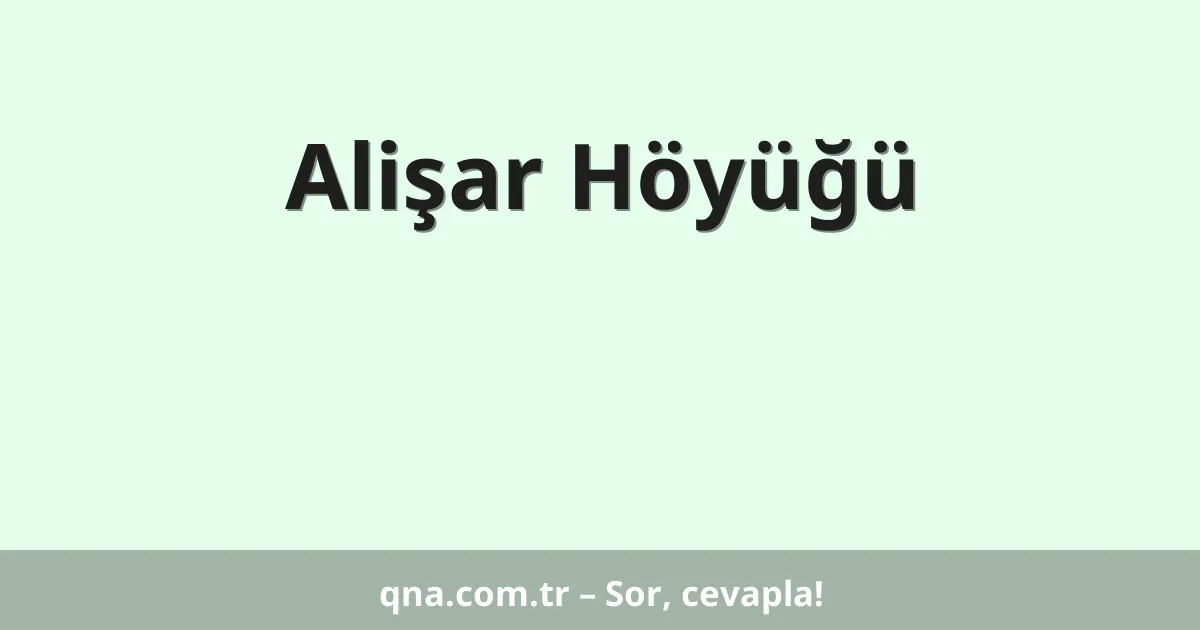 Alişar Höyüğü