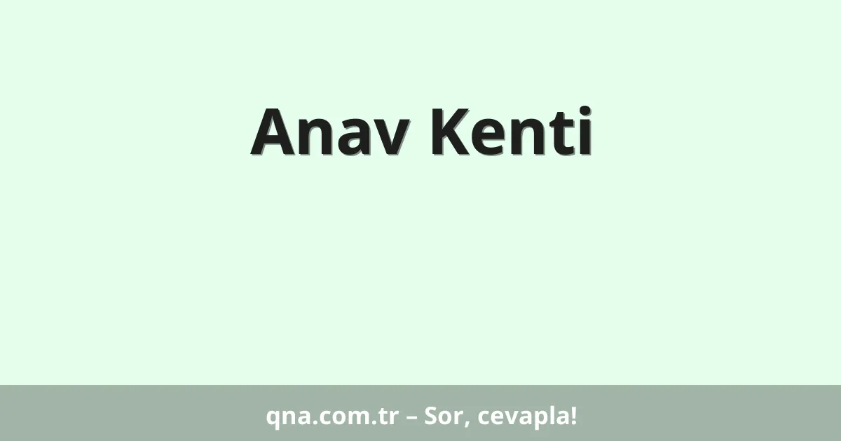 Anav Kenti