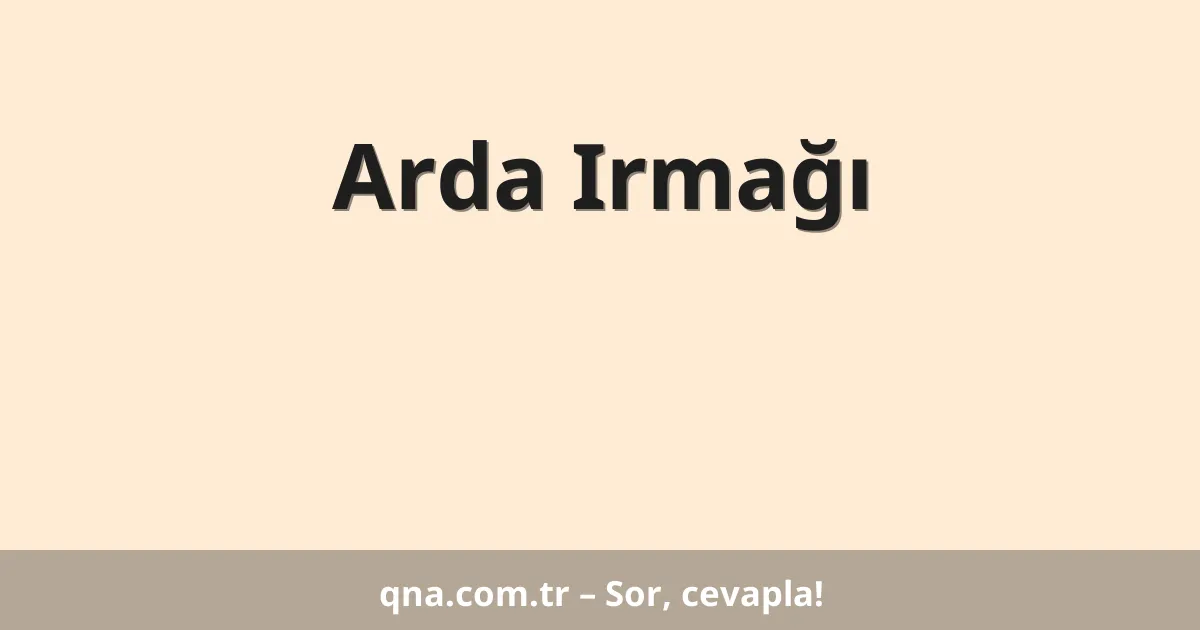 Arda Irmağı