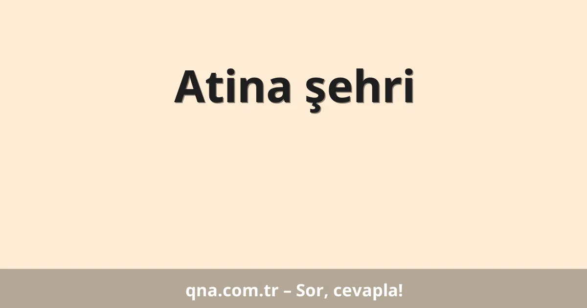 Atina şehri