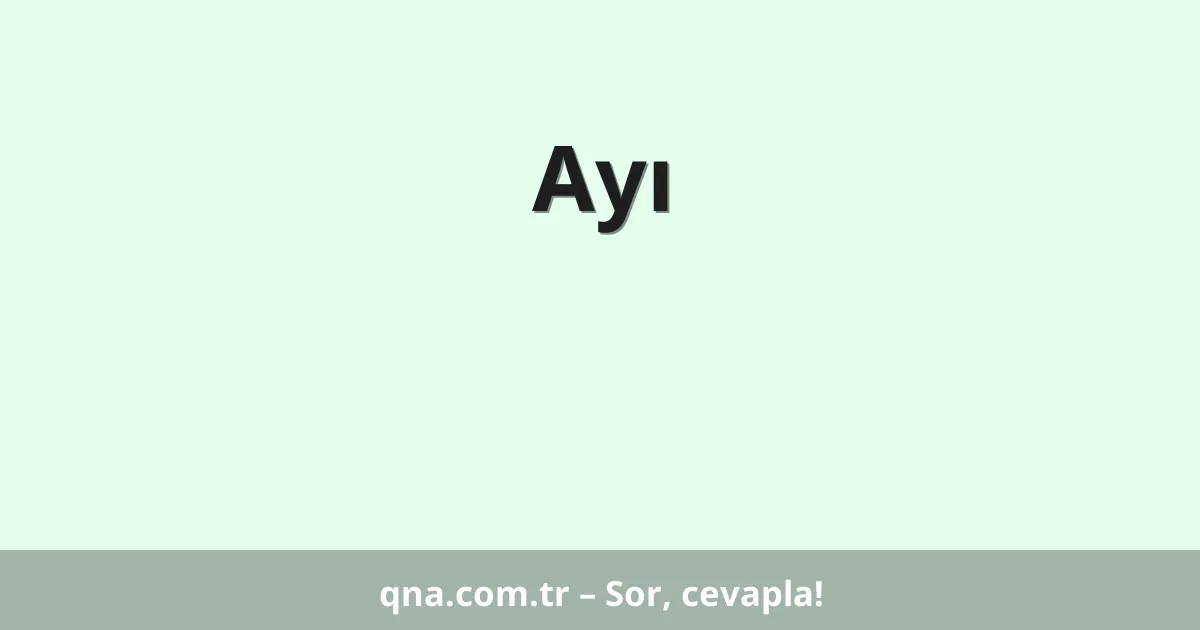 Ayı