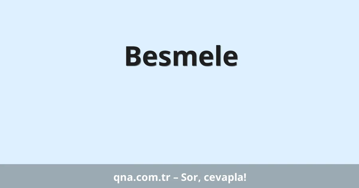 Besmele