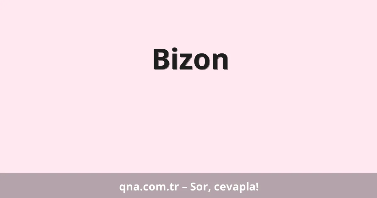 Bizon