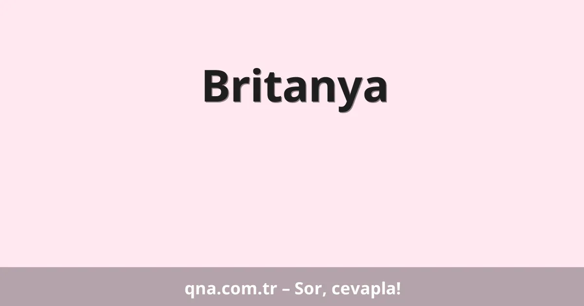 Britanya