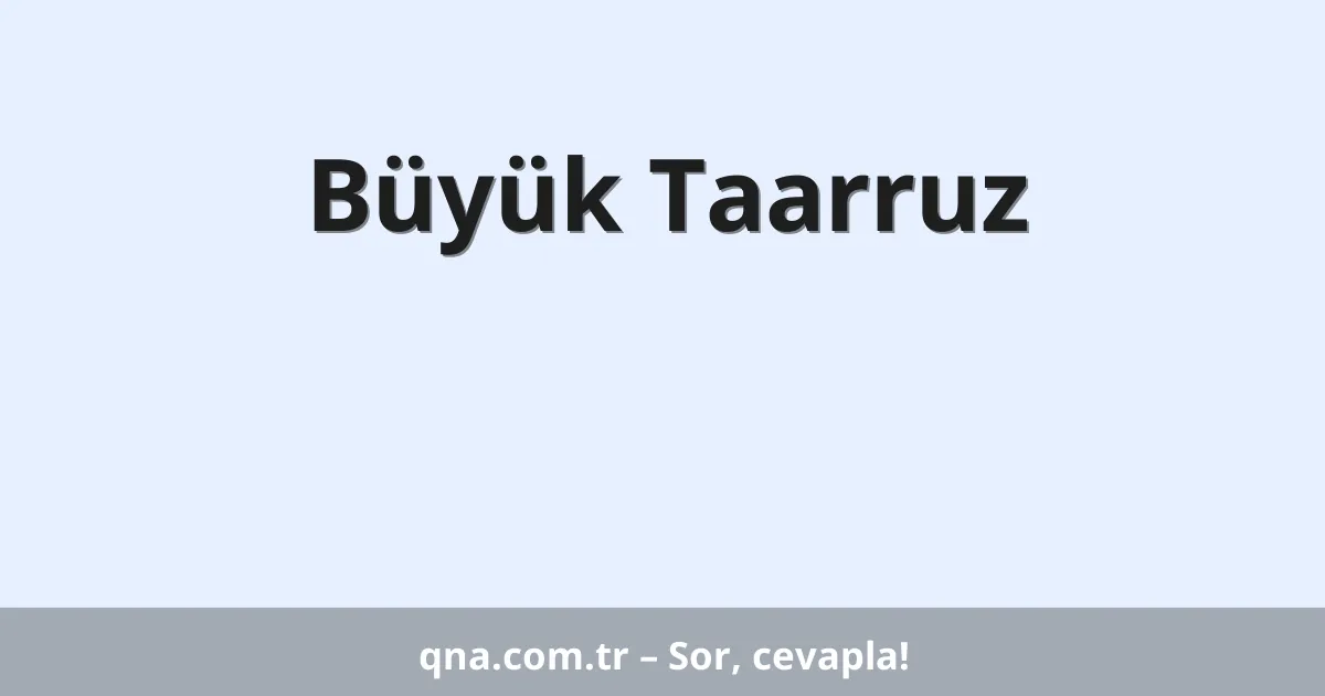 Büyük Taarruz