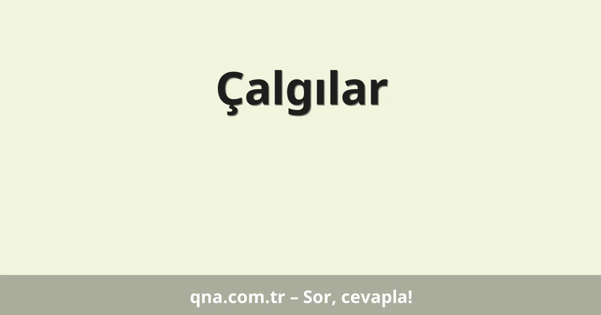 Çalgılar