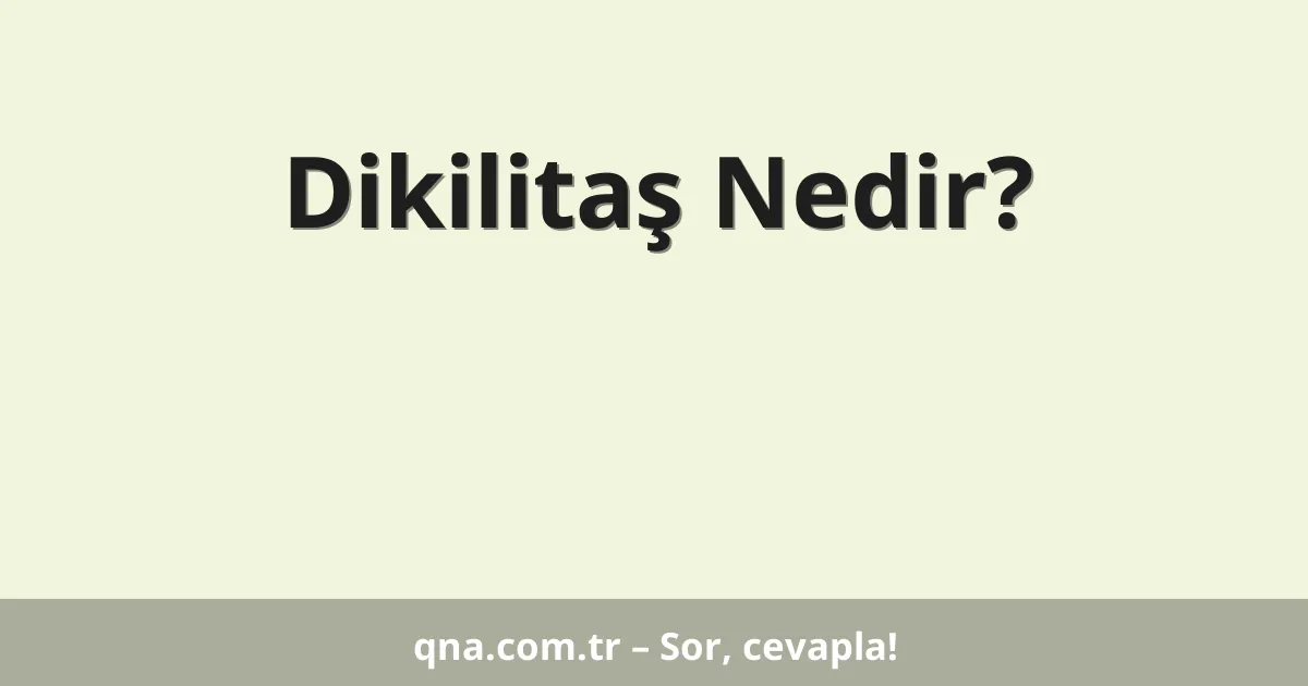 Dikilitaş Nedir?