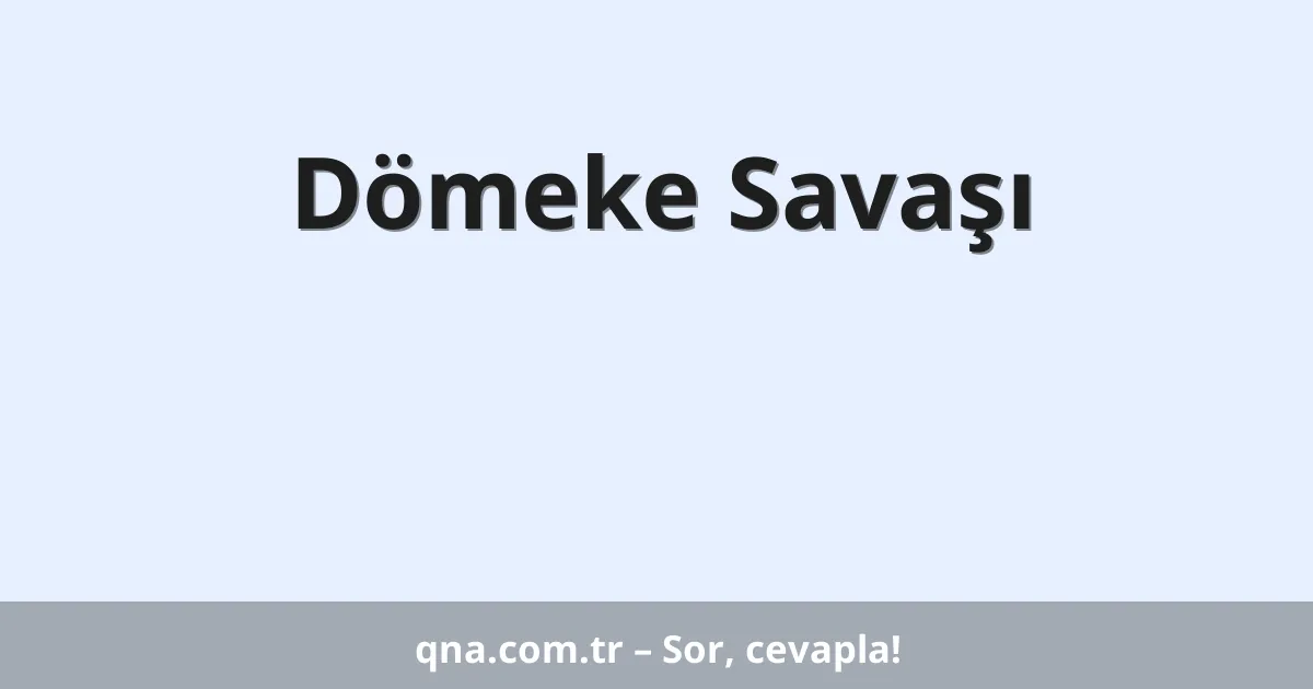 Dömeke Savaşı