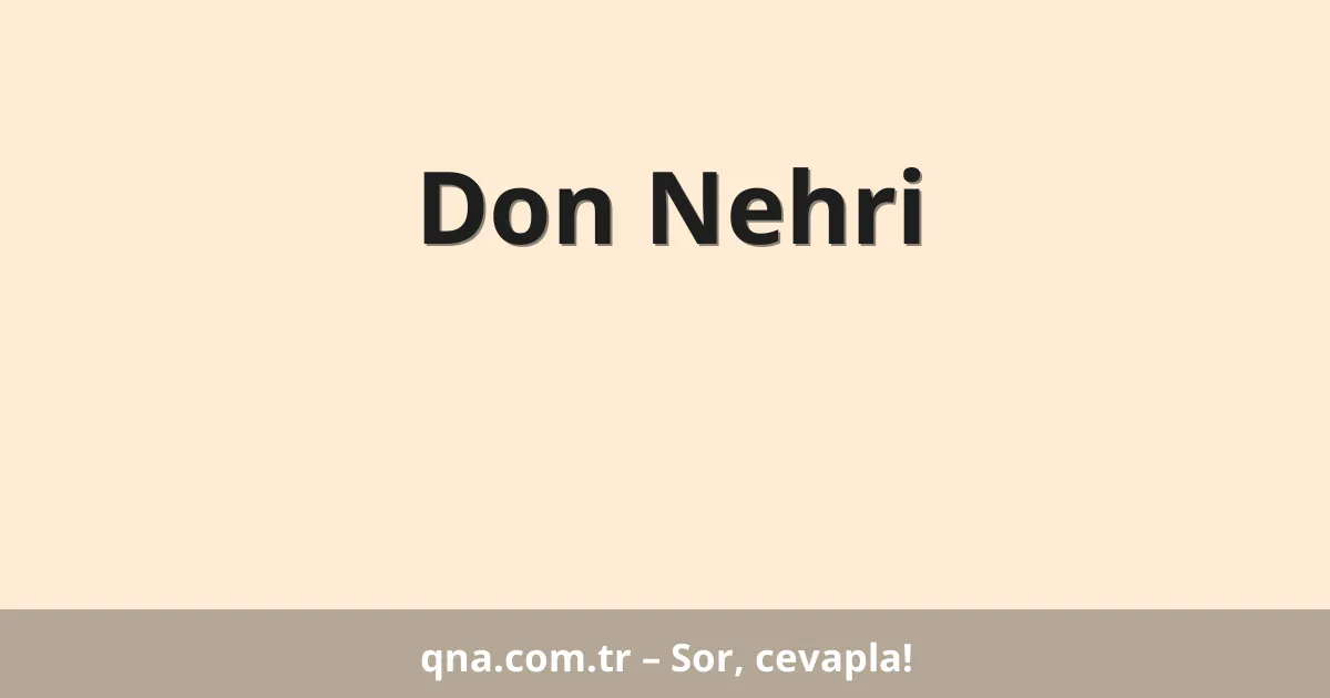 Don Nehri
