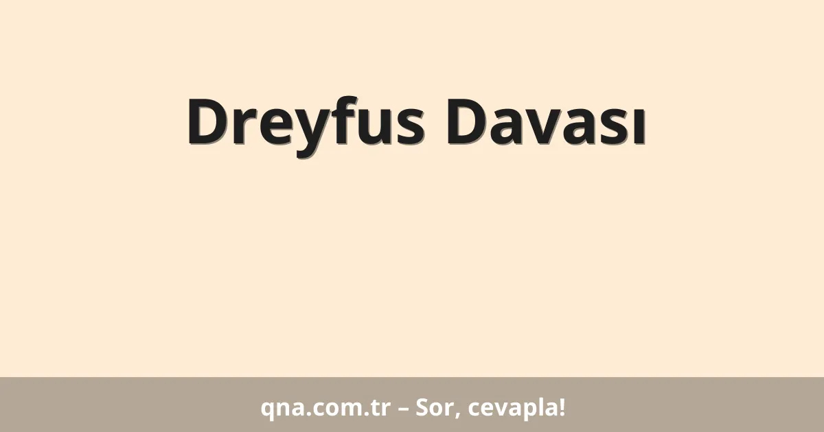 Dreyfus Davası