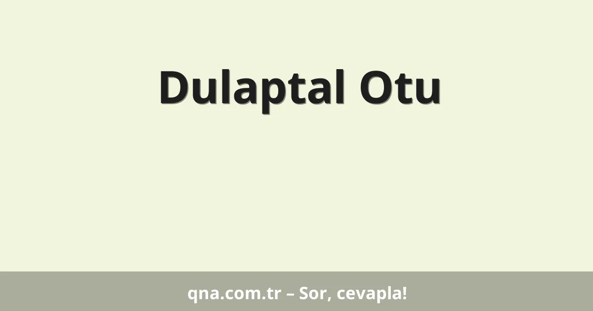 Dulaptal Otu
