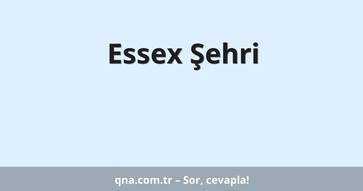Essex Şehri