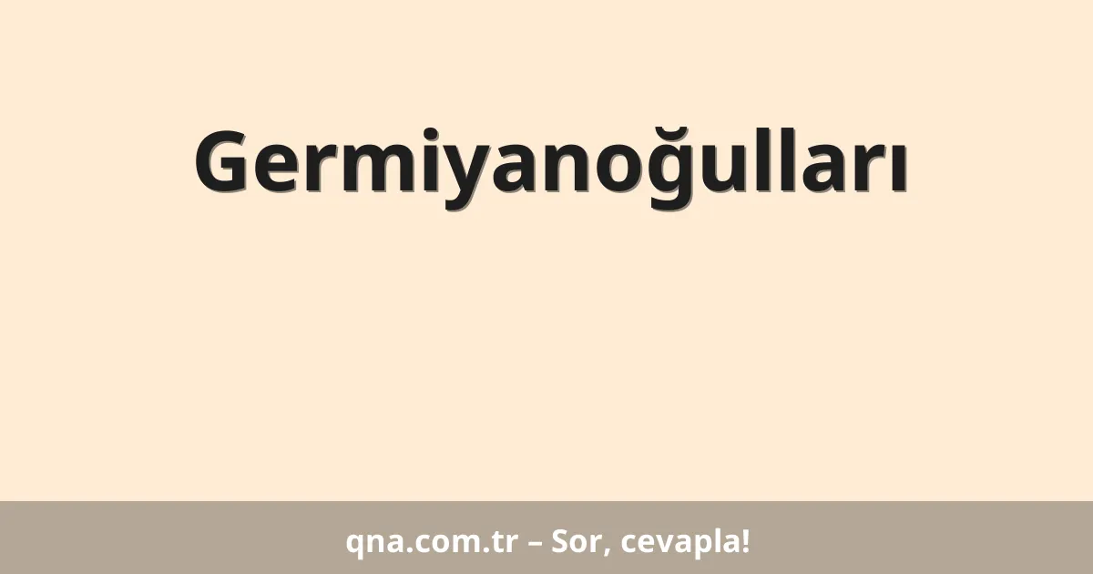 Germiyanoğulları