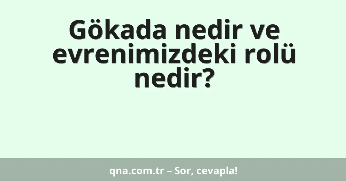 Gökada nedir ve evrenimizdeki rolü nedir?