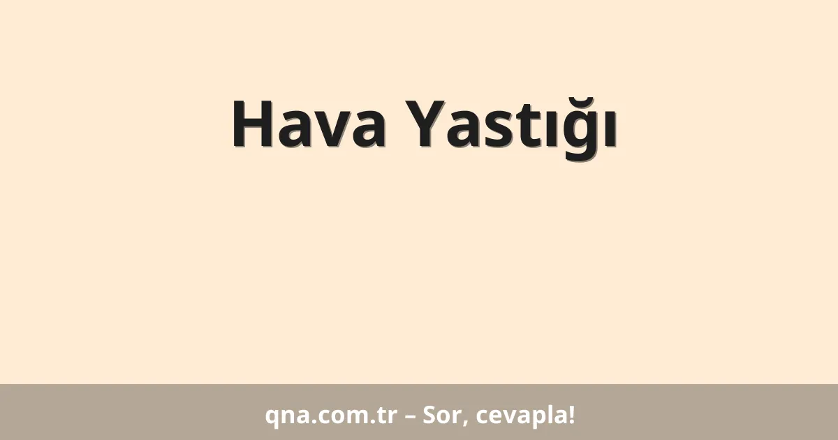 Hava Yastığı