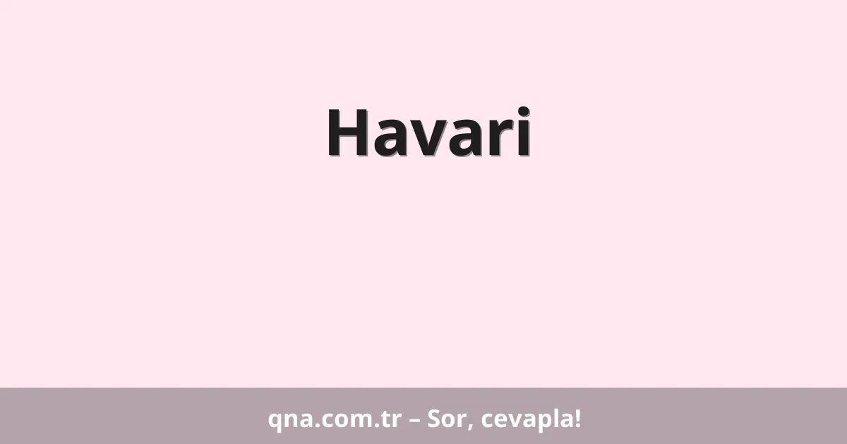 Havari