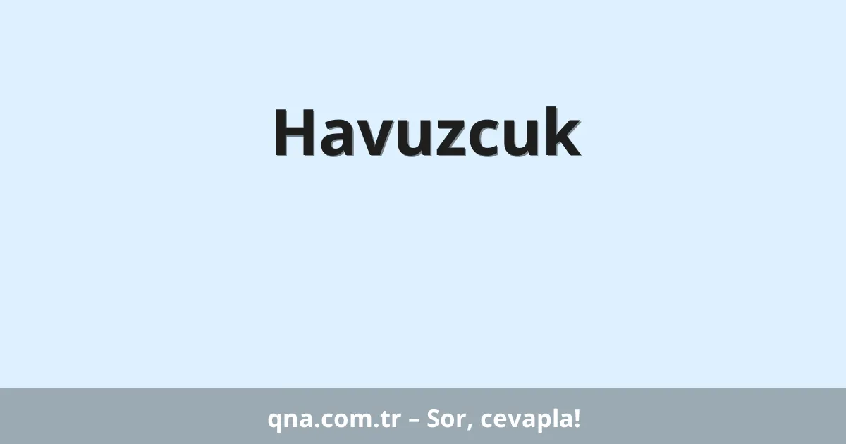 Havuzcuk
