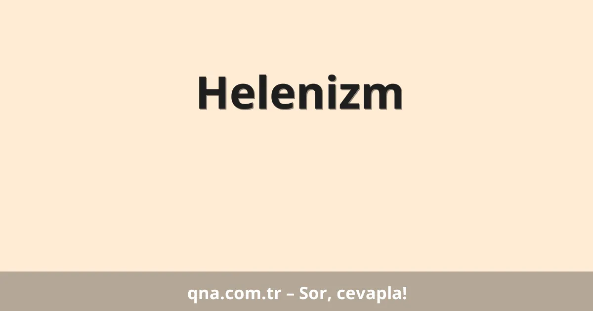 Helenizm