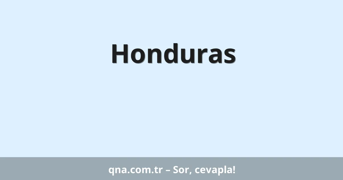 Honduras