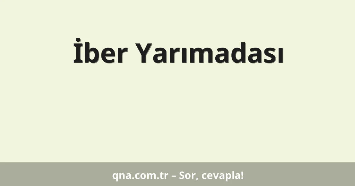 İber Yarımadası
