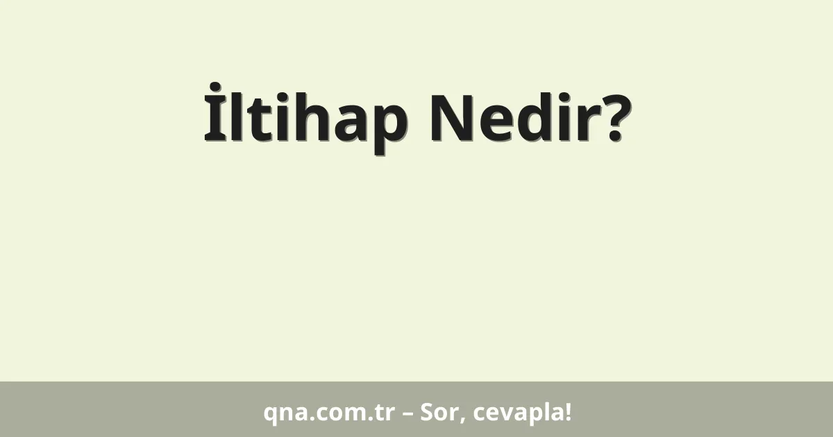İltihap Nedir?