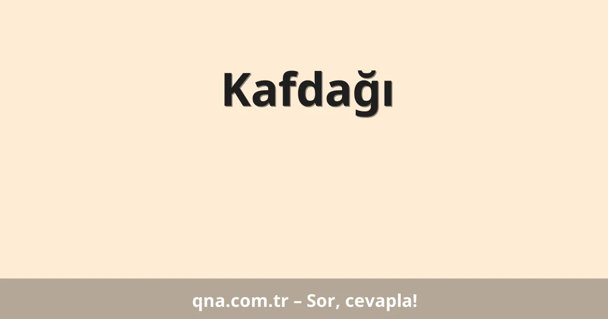 Kafdağı