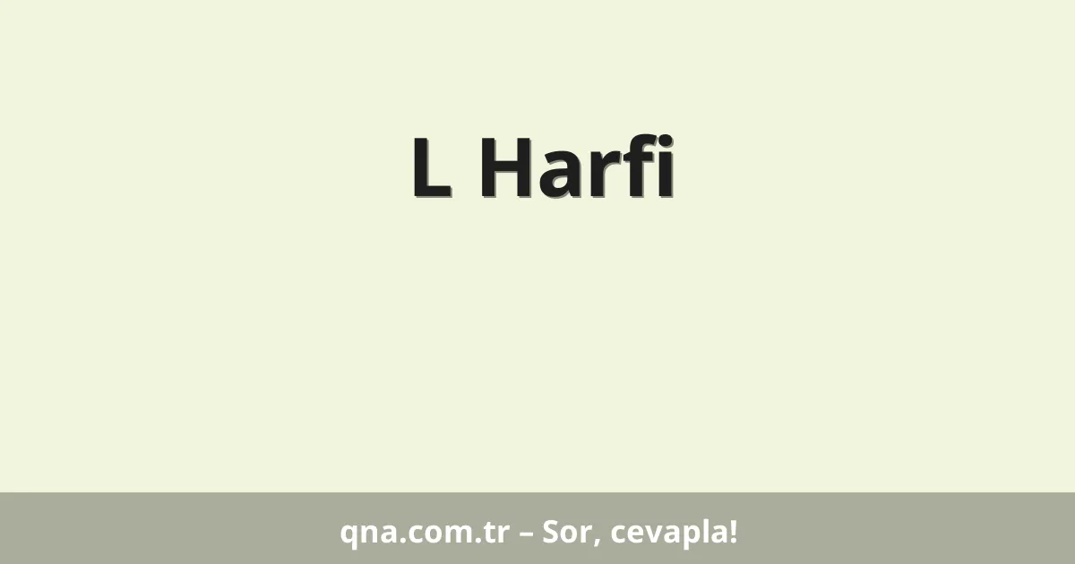 L Harfi