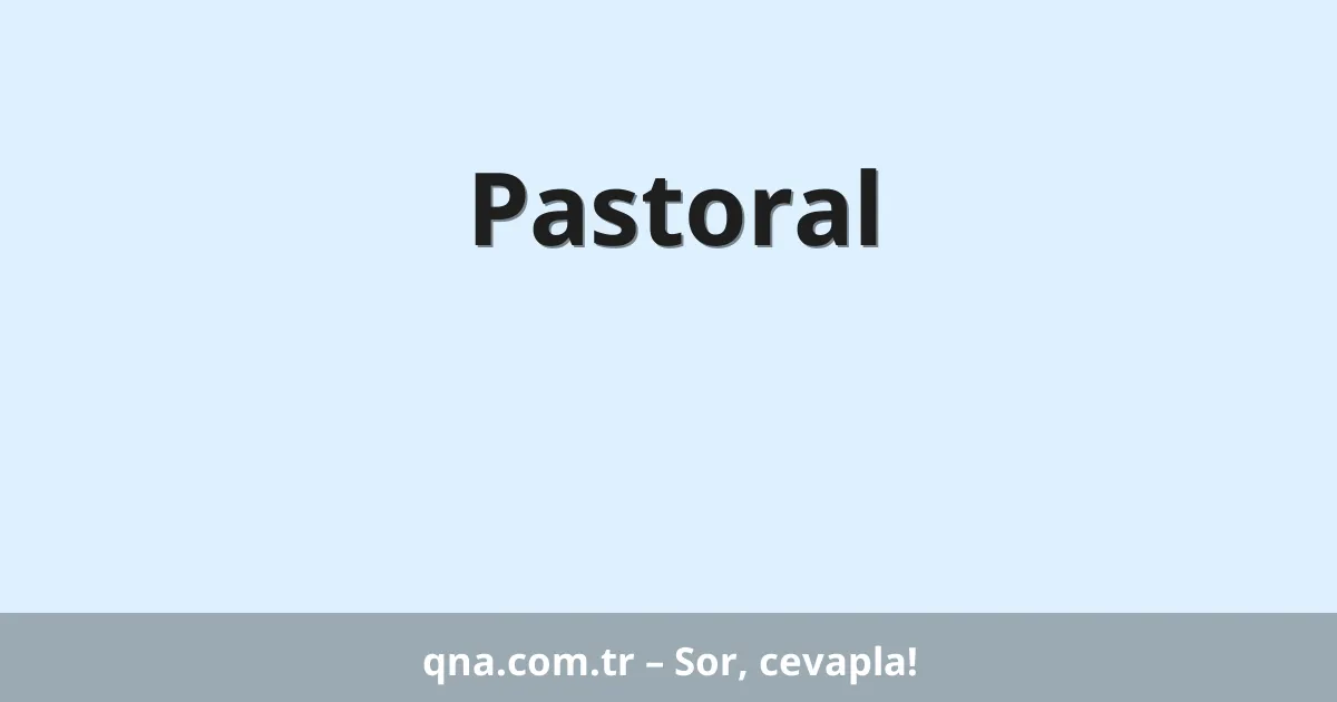 Pastoral
