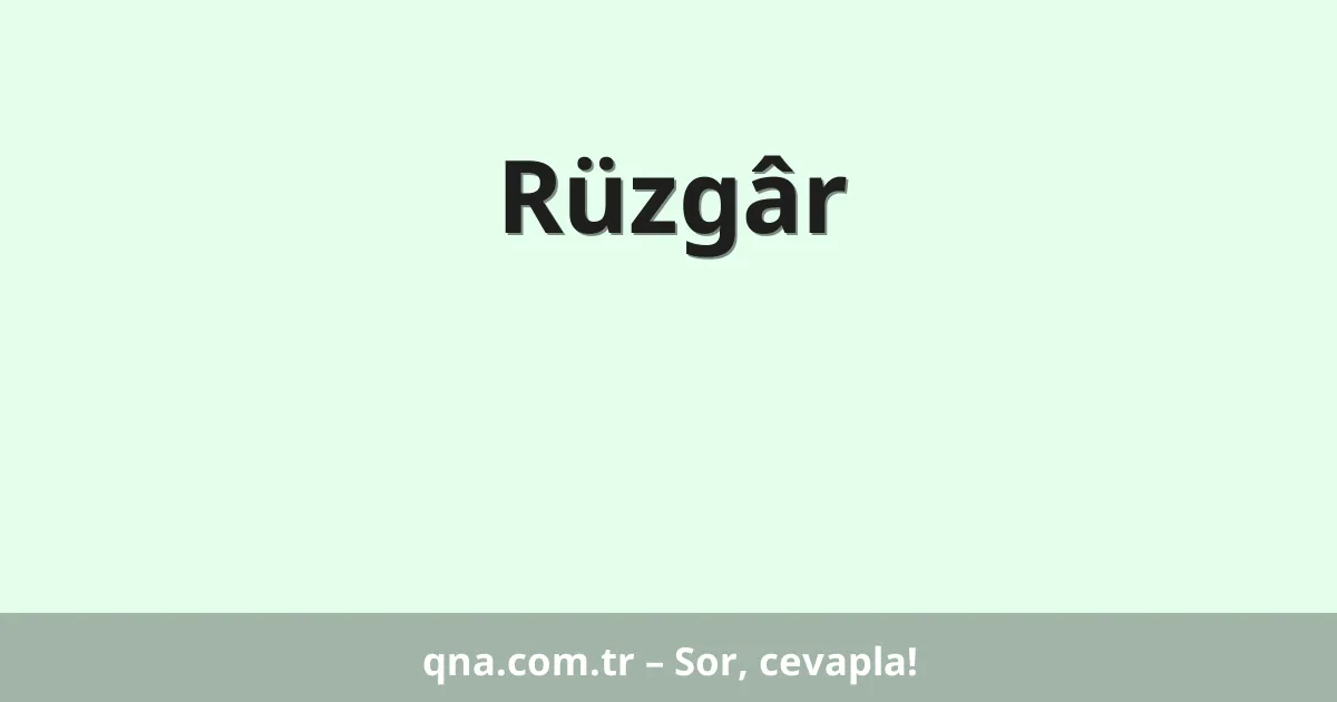 Rüzgâr