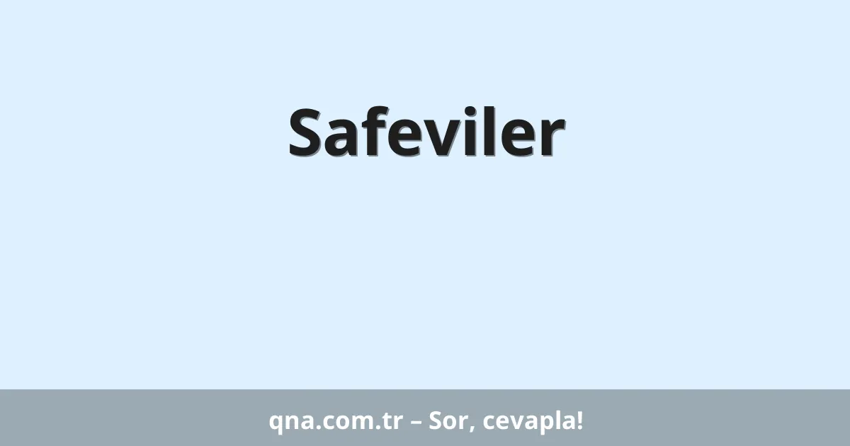 Safeviler