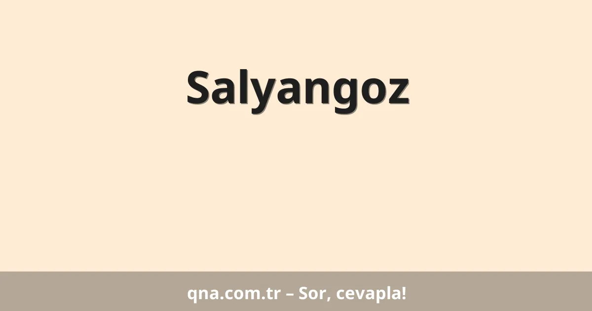 Salyangoz