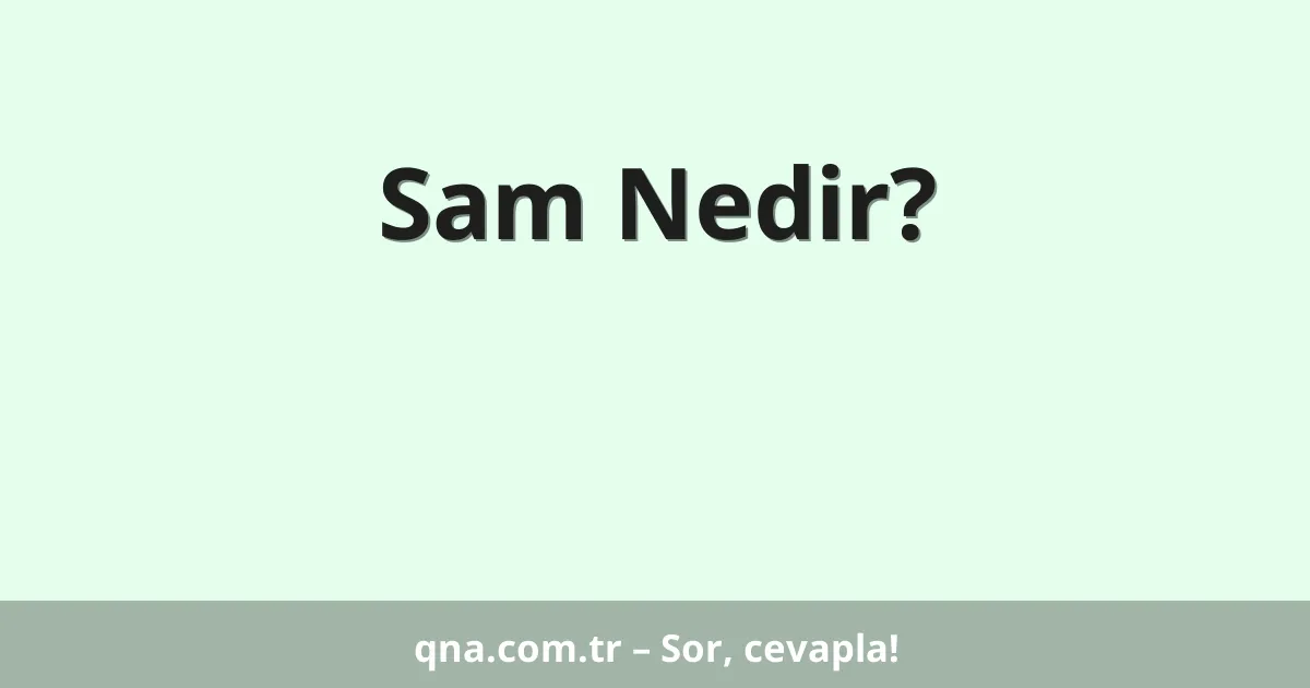 Sam Nedir?
