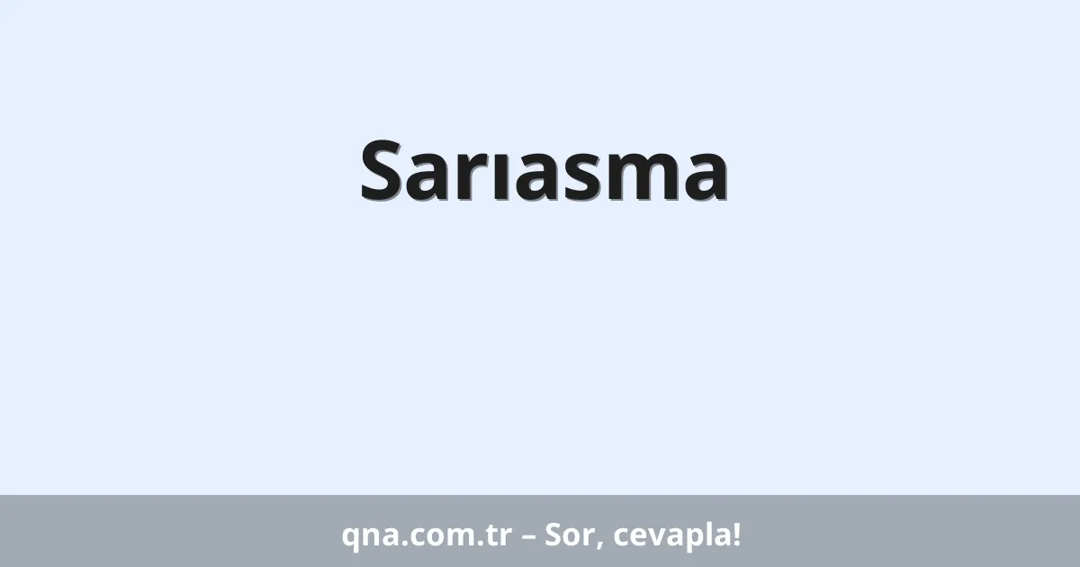 Sarıasma