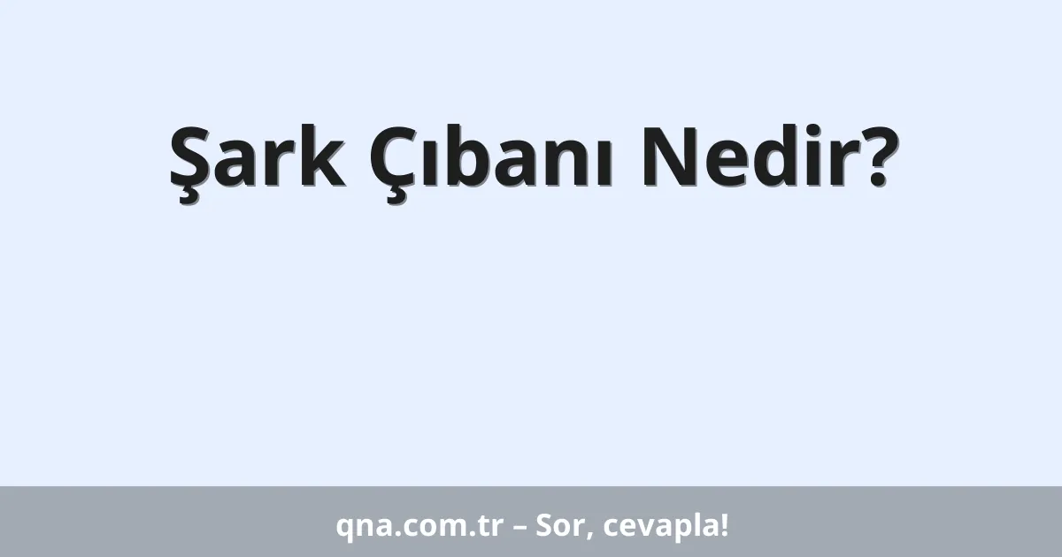 Şark Çıbanı Nedir?