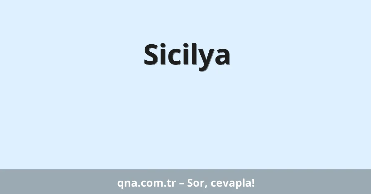 Sicilya