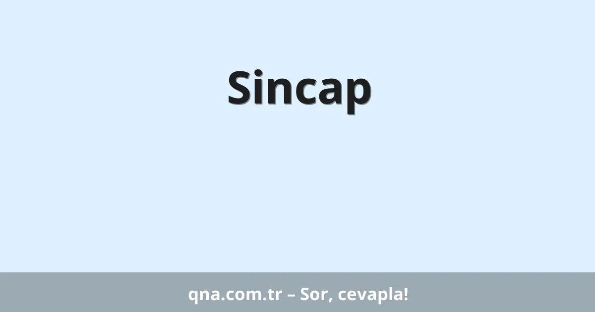 Sincap