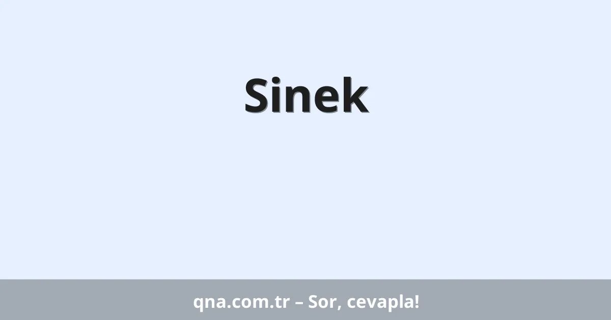 Sinek