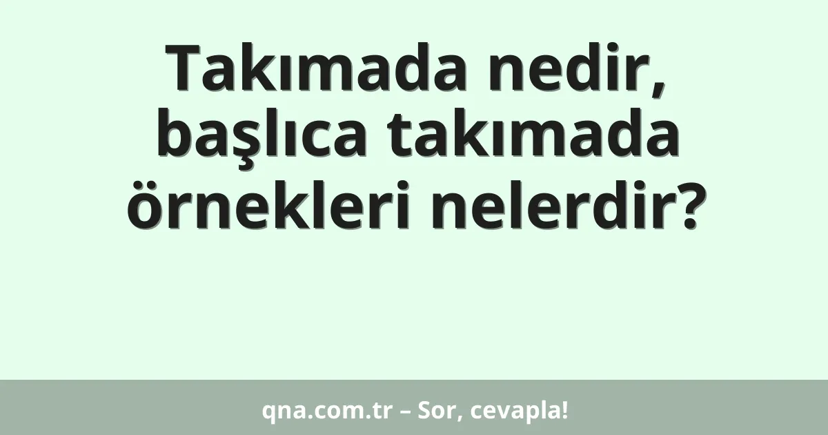 Takımada nedir, başlıca takımada örnekleri nelerdir?