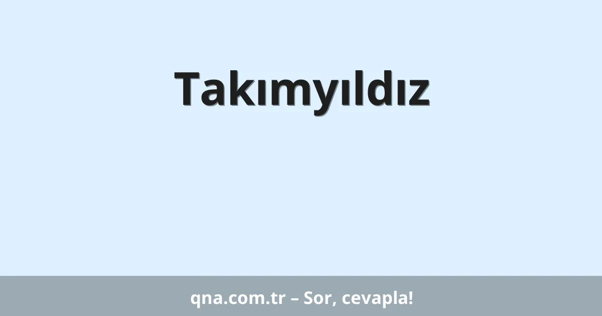 Takımyıldız