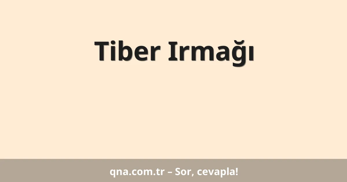 Tiber Irmağı