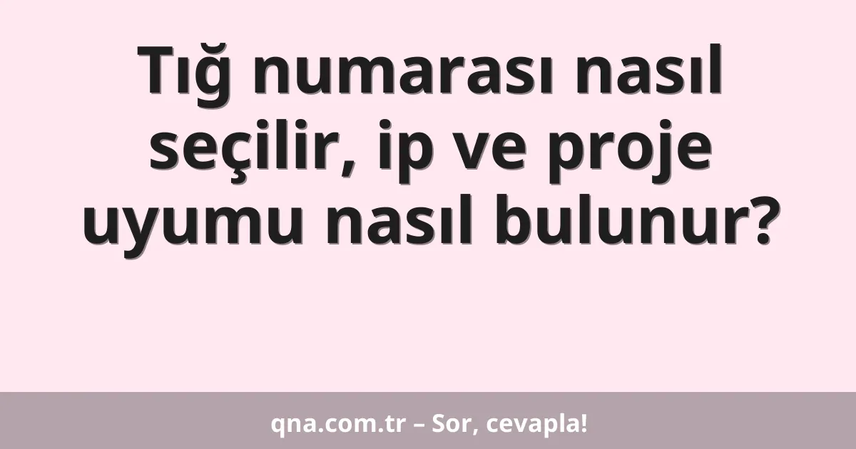 Tığ numarası nasıl seçilir, ip ve proje uyumu nasıl bulunur?