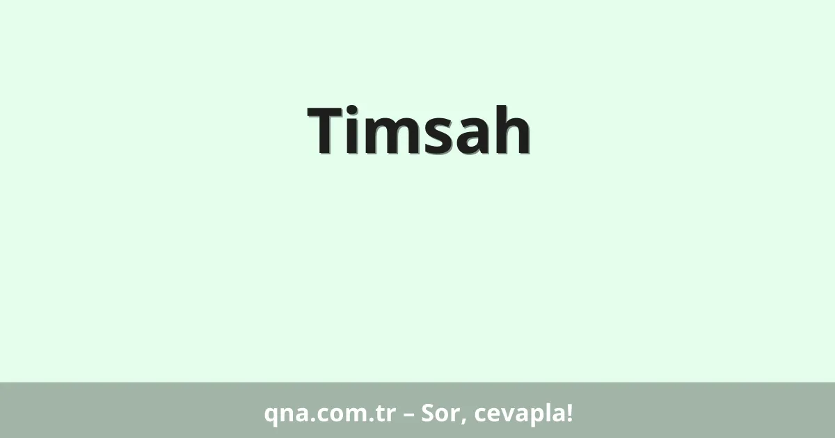 Timsah
