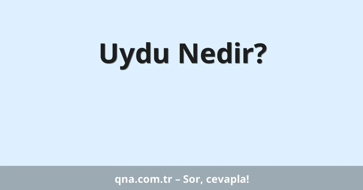 Uydu Nedir?