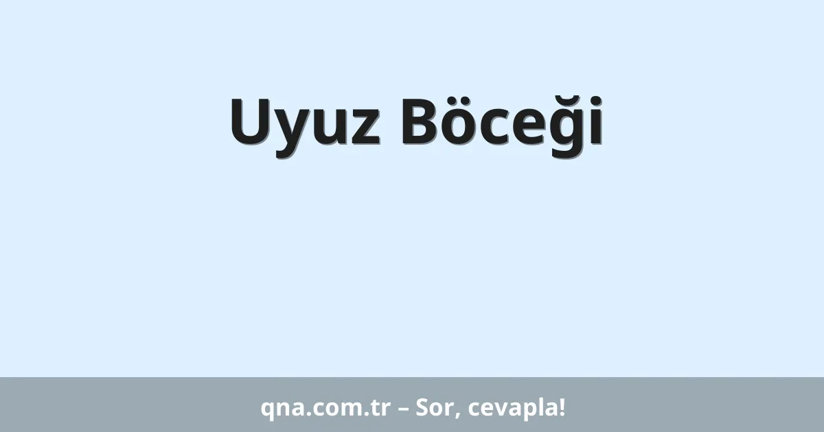 Uyuz Böceği