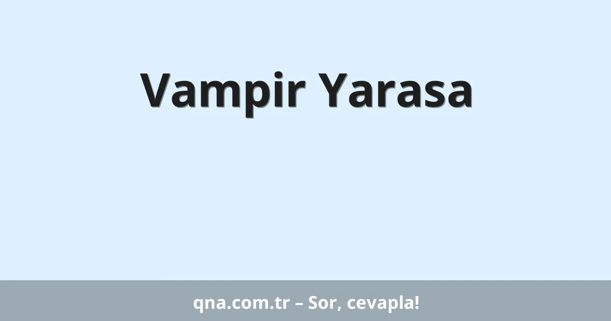 Vampir Yarasa
