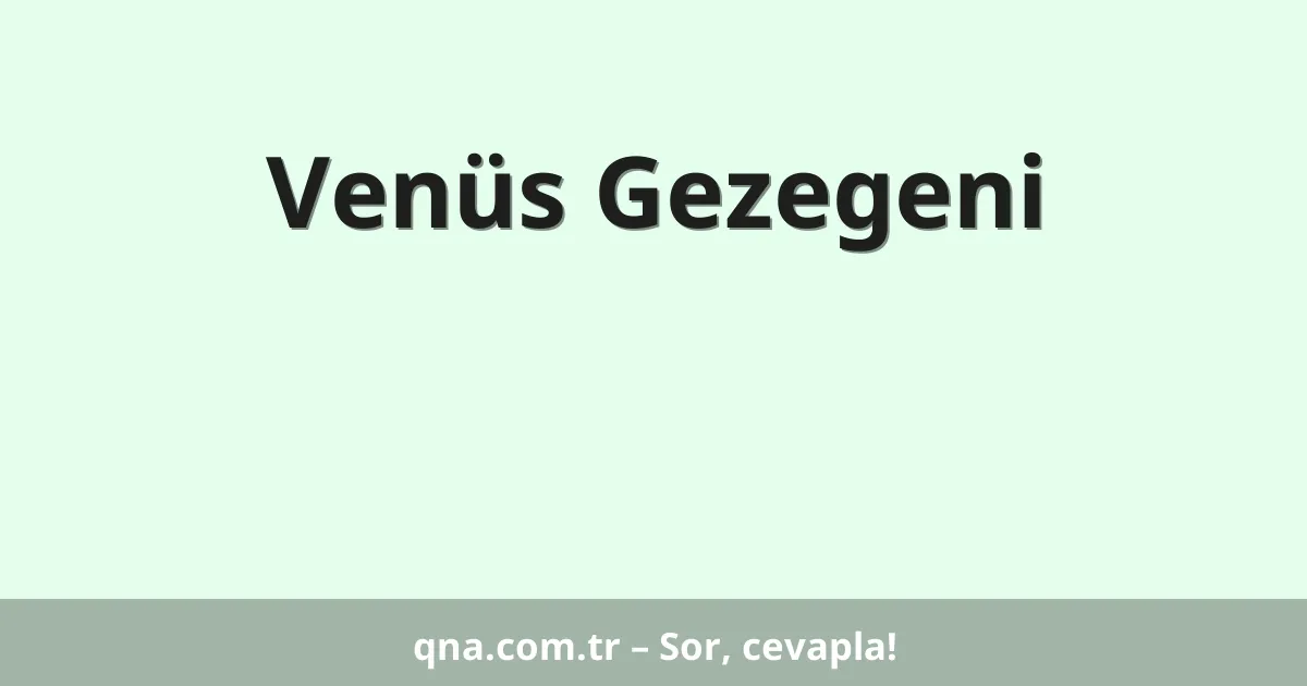 Venüs Gezegeni