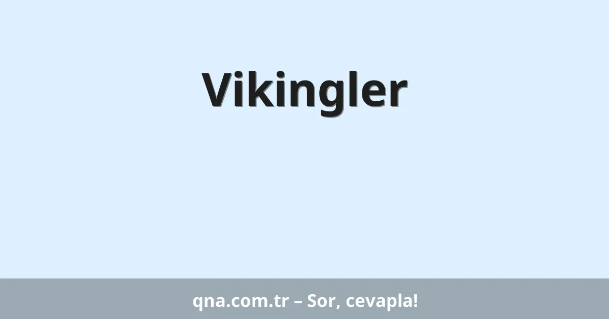 Vikingler