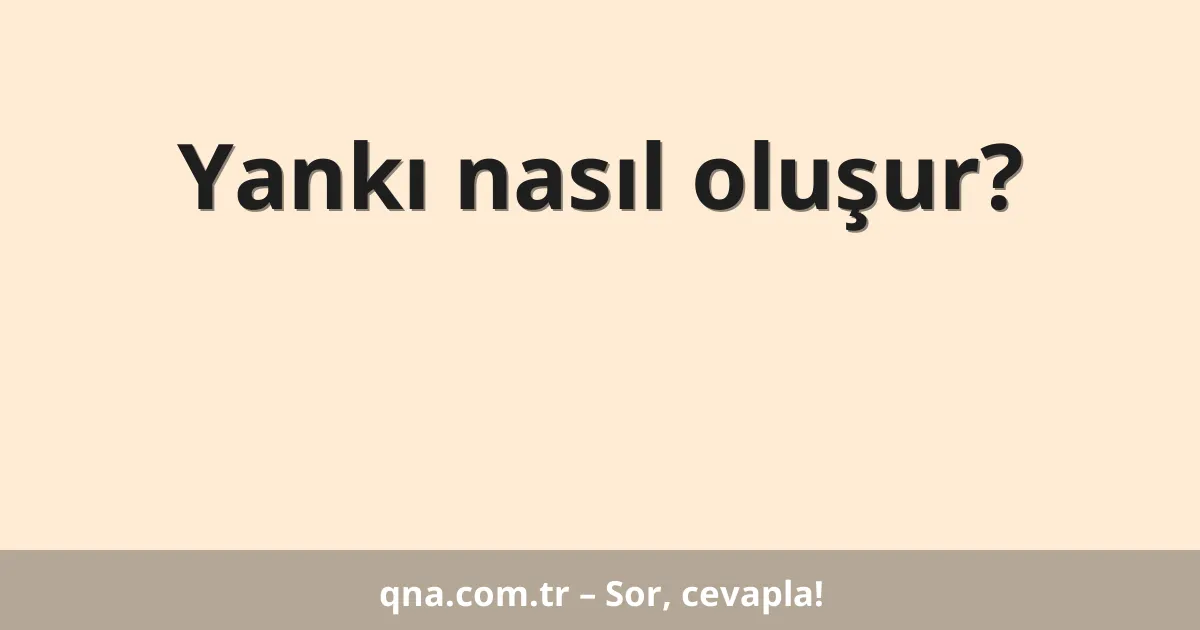 Yankı nasıl oluşur?