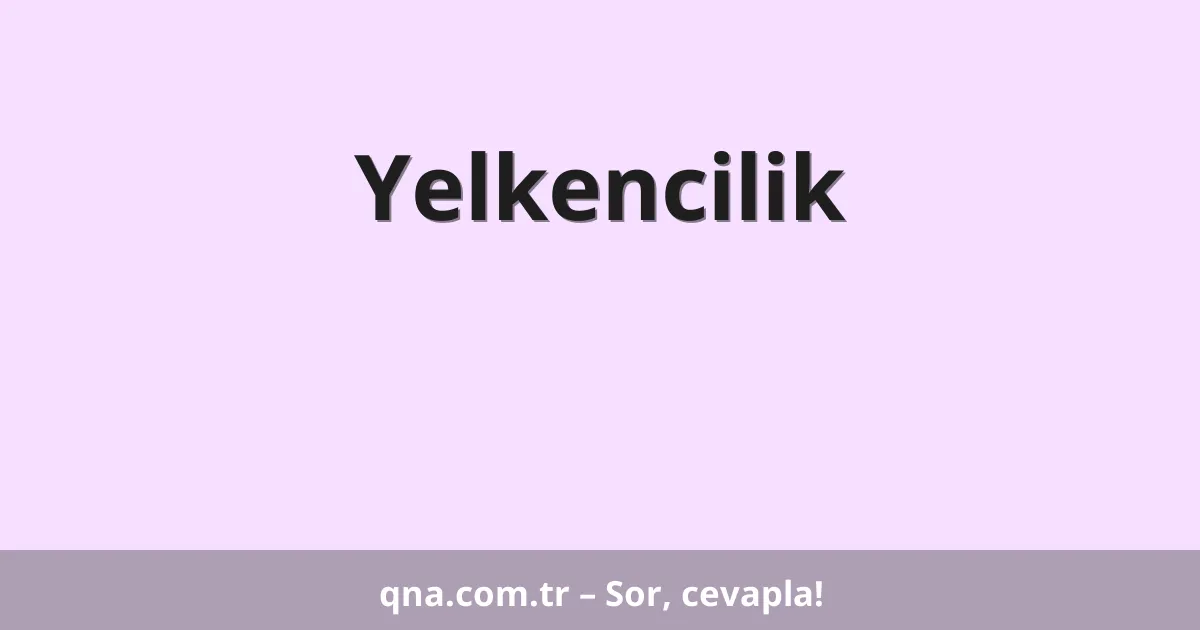Yelkencilik