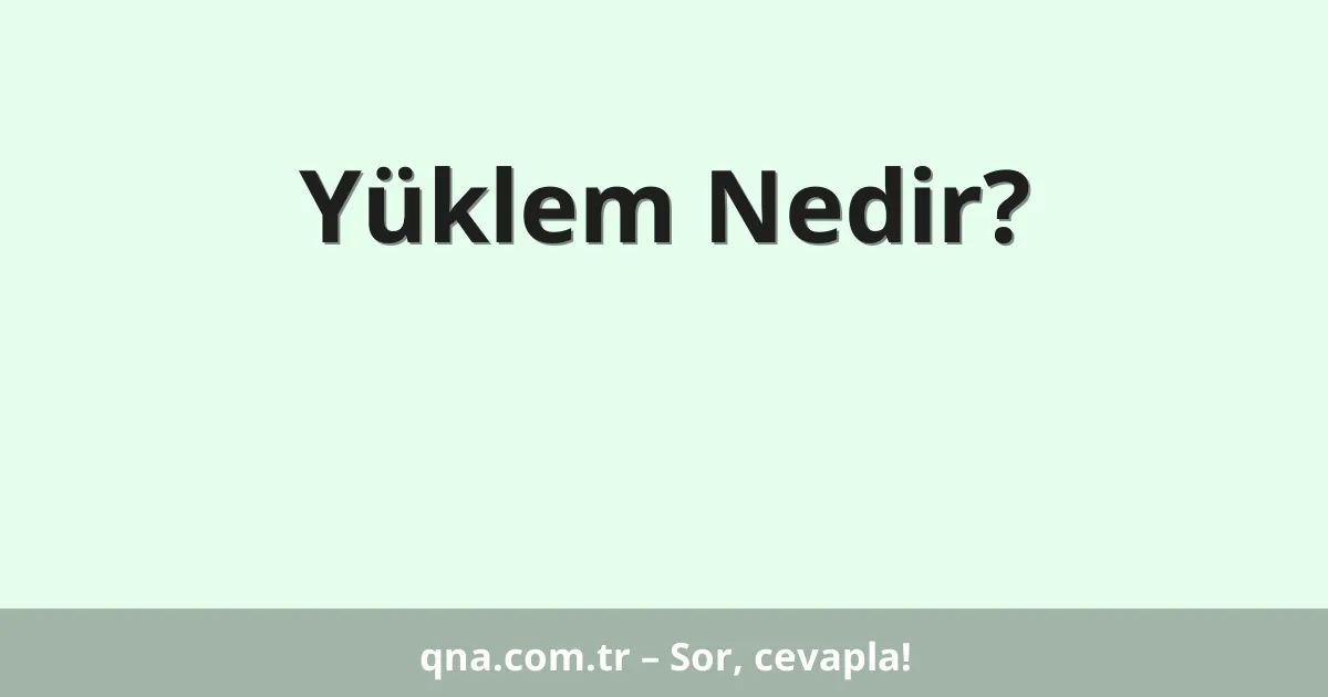 Yüklem Nedir?